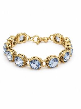 Blue crystal bracelet